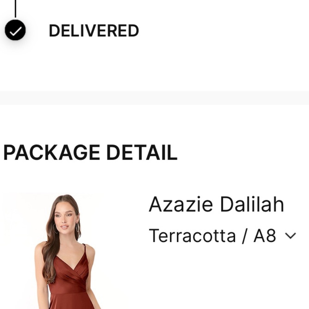 Azazie Dalilah Stretch Satin Dress - Picture 7 of 7